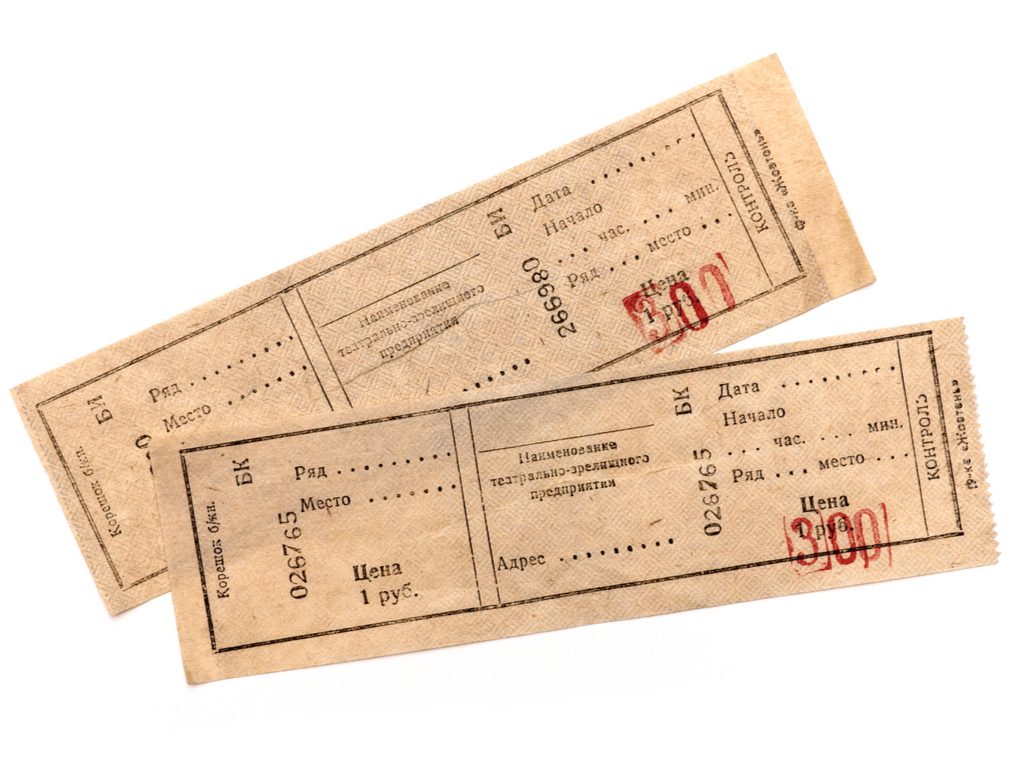Vintage Tickets